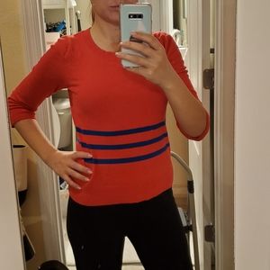Old navy bright red 3/4 sleeve shirt